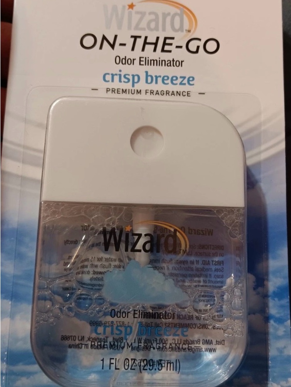 On-The-Go Odor Eliminator — White (Crisp Breeze) and (Lavender).